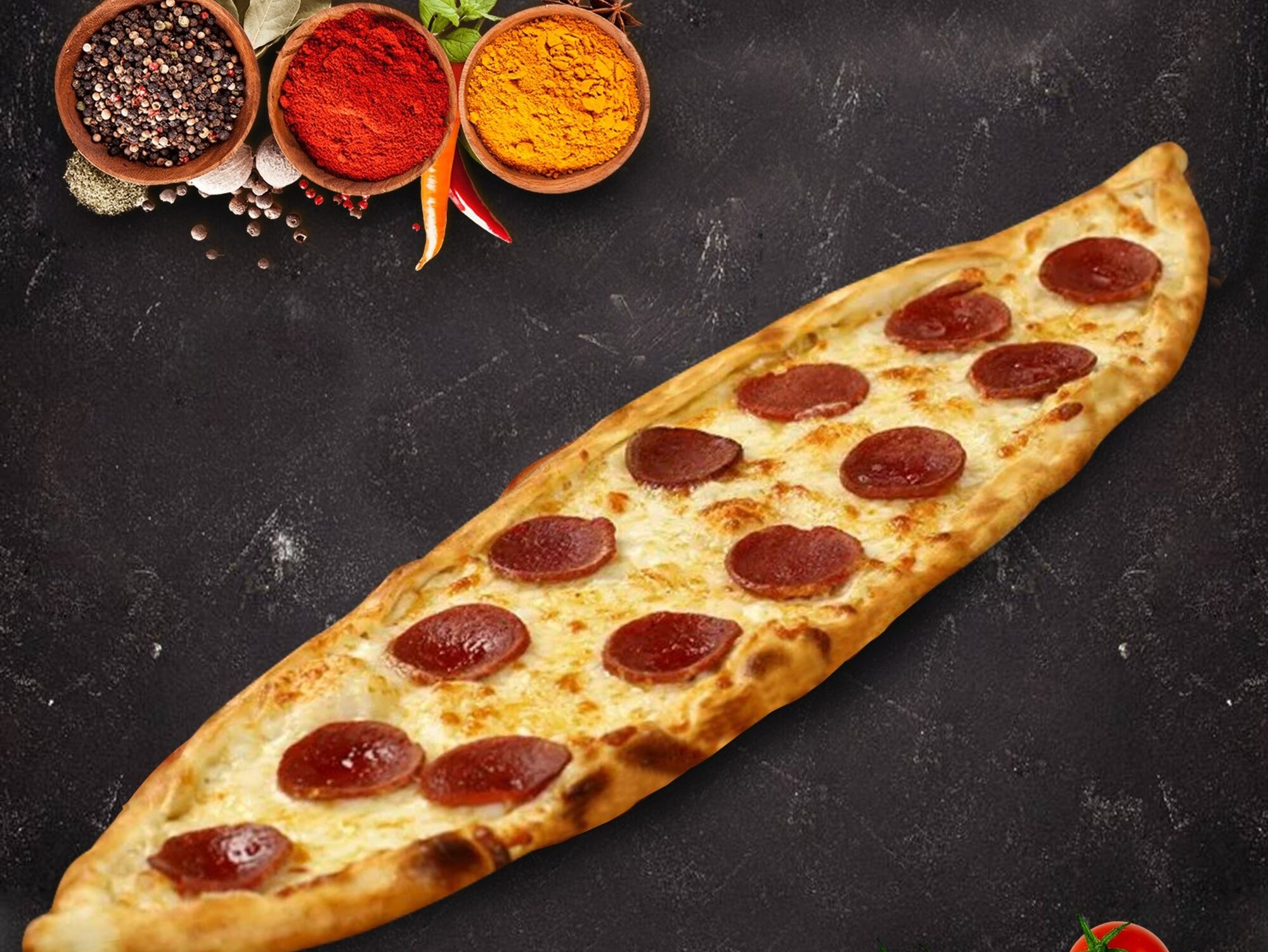 Sucuklu Pide