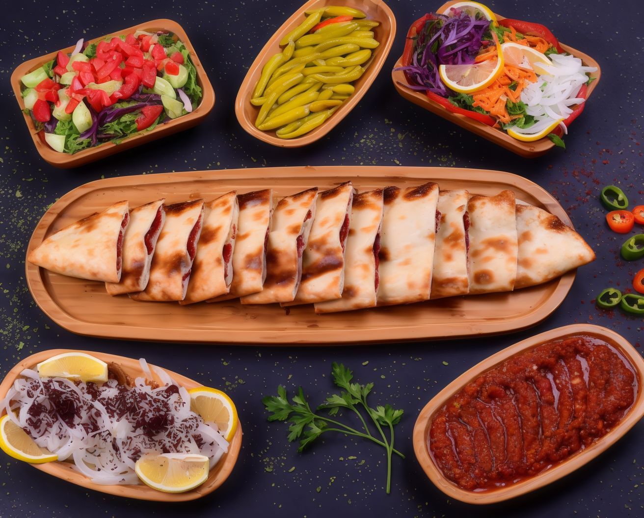 Pastırmalı Kaşarlı Pide