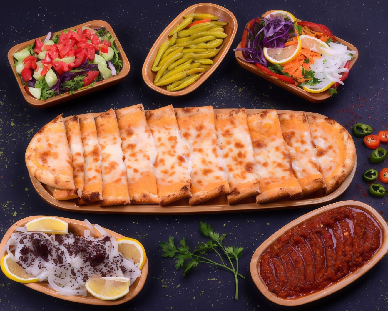 Patatesli Kaşarlı Pide