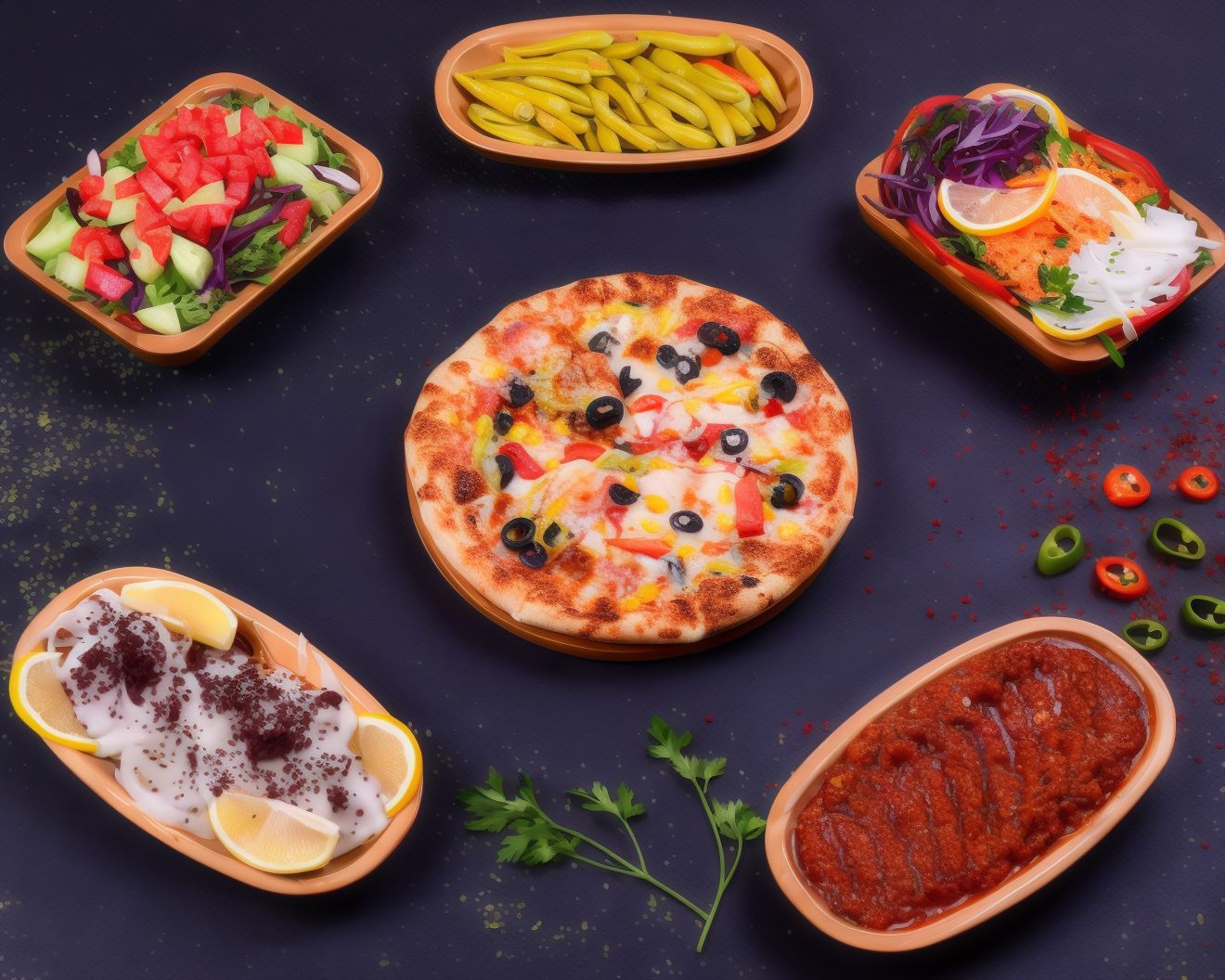 Karışık Pizza (Küçük)