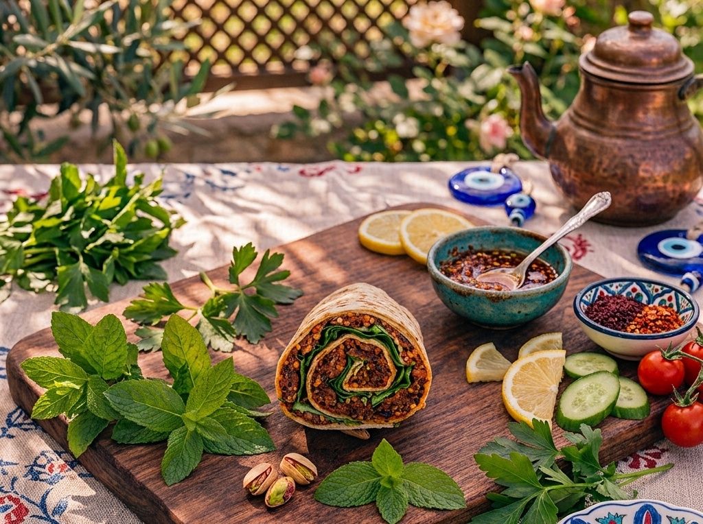 Battal Boy Çiğ Köfte Dürüm (200gr)