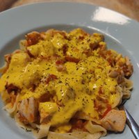 Fettucine Büyük Cheddar Soslu