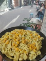 Fettucine Orta Pesto Soslu