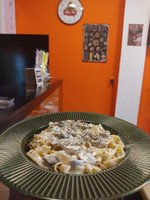 Fettucine Orta Kremalı Mantarlı