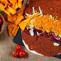 Doritoslu Çiğ Köfte Dürüm