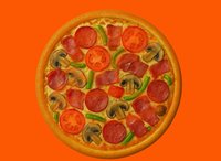 Pastırmalı Sucuklu Pizza (Küçük Boy)