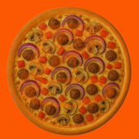 İnegöl Köfteli Pizza (Büyük Boy)