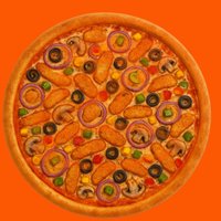 Tavuklu Pizza (Büyük Boy)