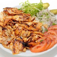 دونر دجاج بالطبق