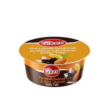 Eker Portakallı Bademli Bitter Çikolatalı Sütlü Tatlı (100 gr.)