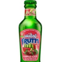 Uludağ Frutti Karpuz Çilek Soda Cam Şişe (20 cl)
