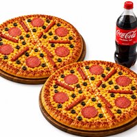 2'li Hawaii Pizza (Karışık)