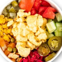 Köri Soslu Tavuklu Pilav Bowl