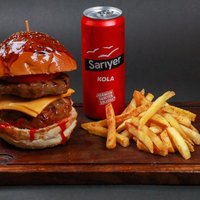 Double Burger Menü