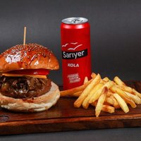 Mantarlı Soğanlı Burger Menü