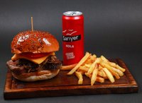 Mantarlı Lokum Burger Menü