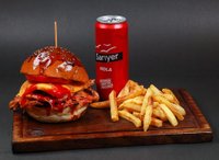 Acılı Tavuk Burger Menü