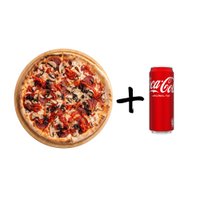 Karışık Pizza (Orta Boy) + Coca Cola 330 ml