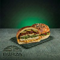 Yeşil Burza (Pestolu Tavuk Kapalı Burger)