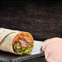 Smoked Turkey Maxi Wrap + Coca Cola