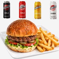 Klasik Burger + Sarıyer Meşrubat